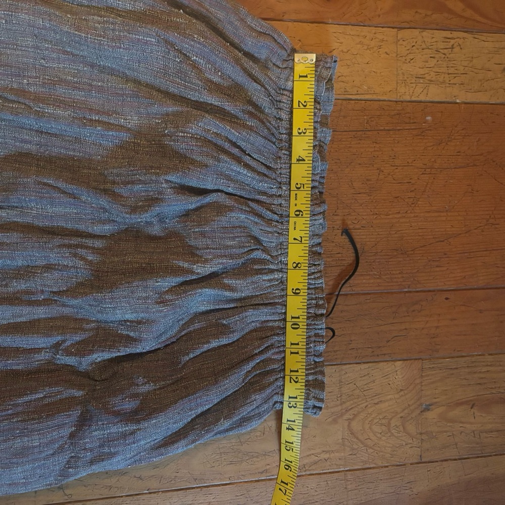 Vintage Royal Silk silk and cotton midi skirt - Picture 6 of 7